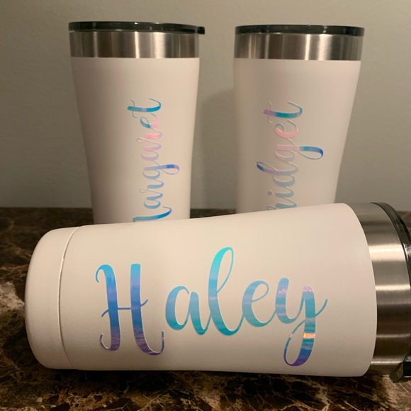 Custom Hologram Name Yeti Tumblers Bridesmaids - Picture 4 of 8